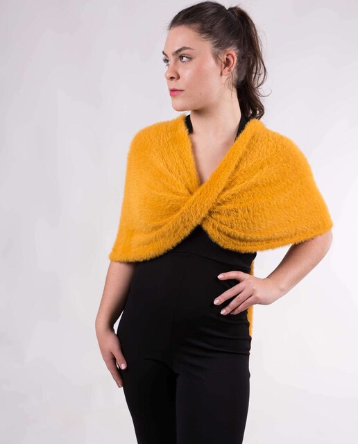 Imagem 0 de Xaile Muito Suave em Amarelo