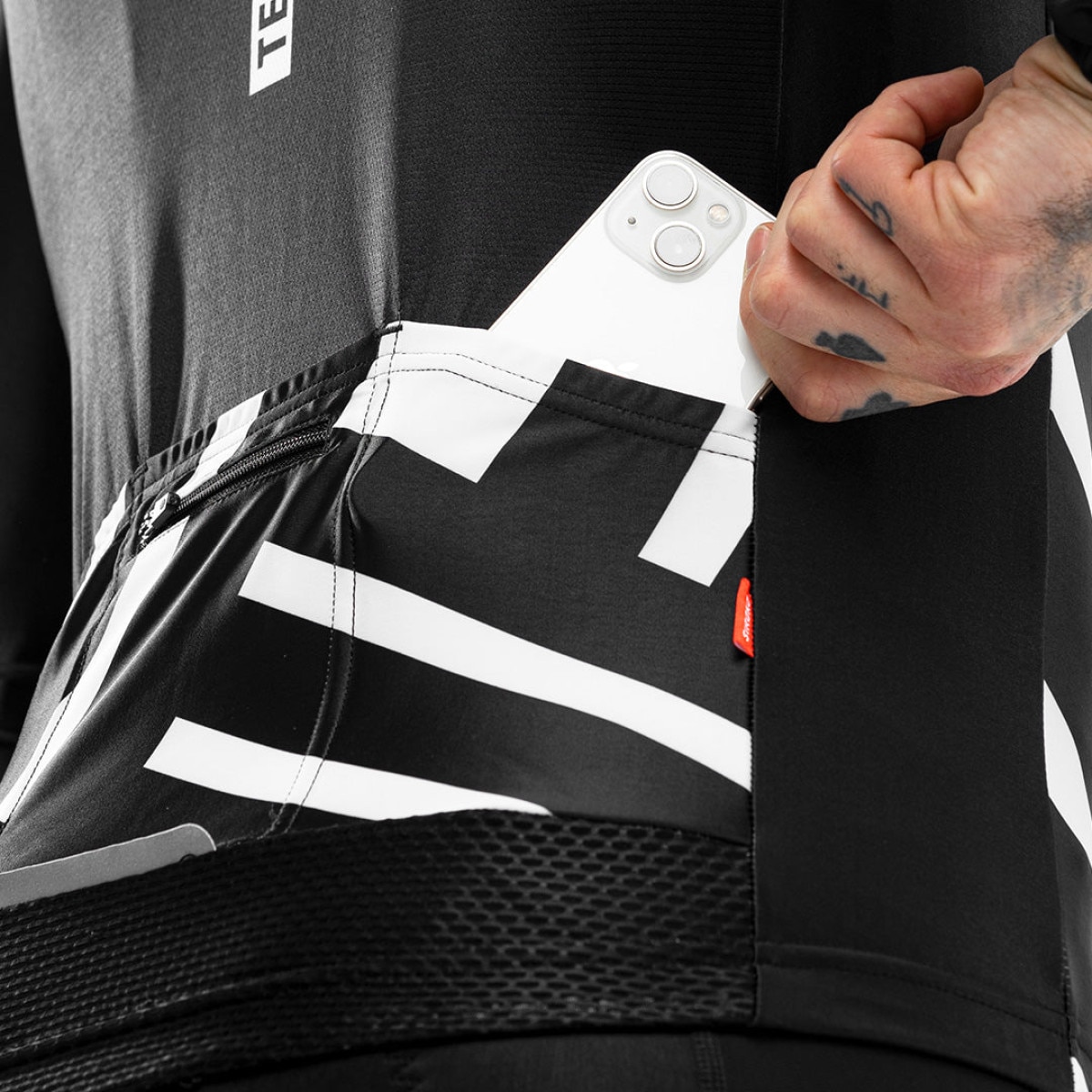 Maillot de Manga Comprida M2 Siroko Preto / Branco-5
