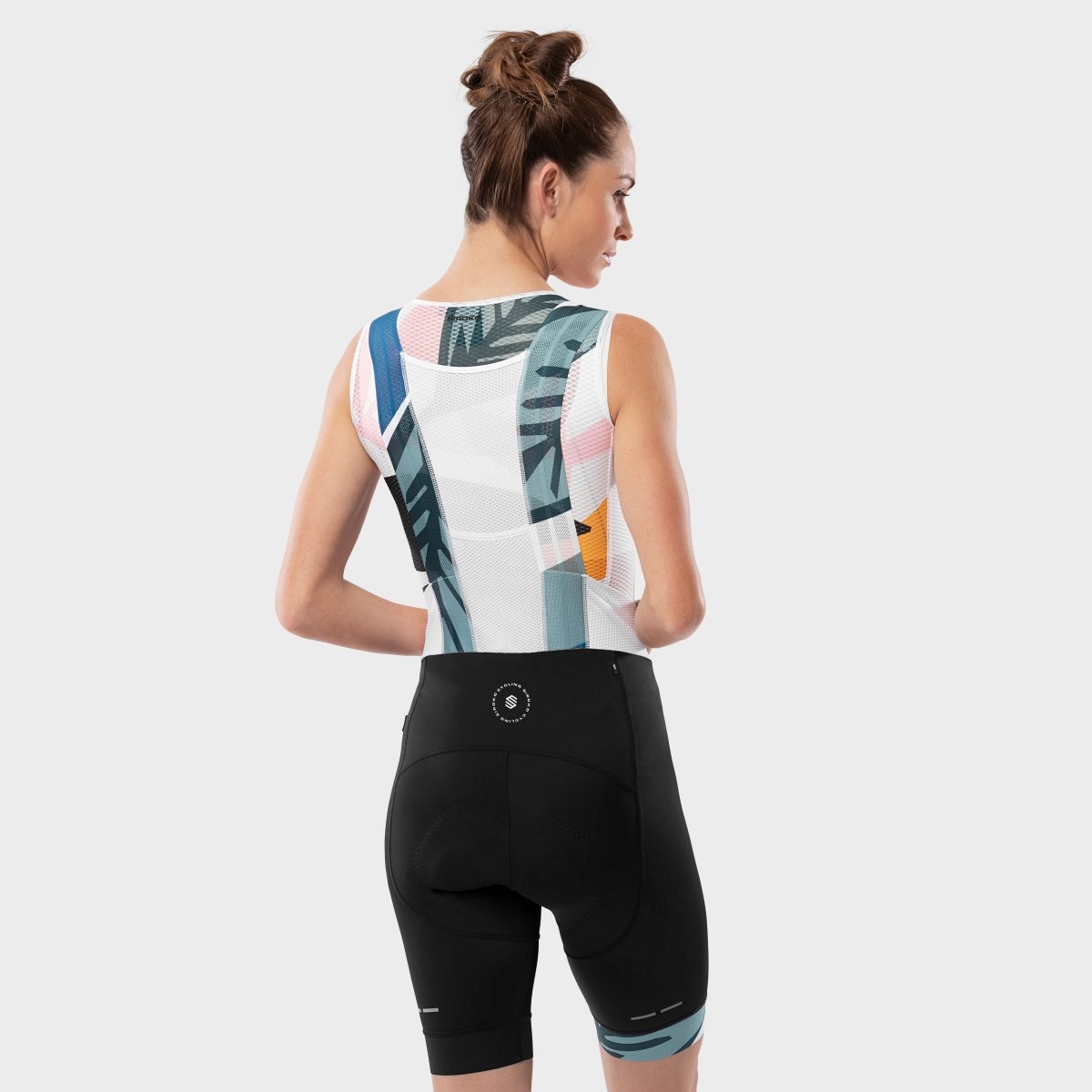 Culotte Curto Ciclismo Bx Siroko Preto / Amarelo-2