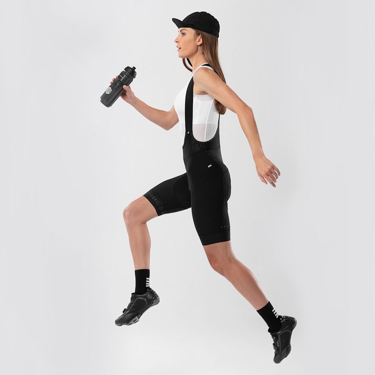Culotte Curto Ciclismo Srx Pro Aero Race Siroko Preto-4