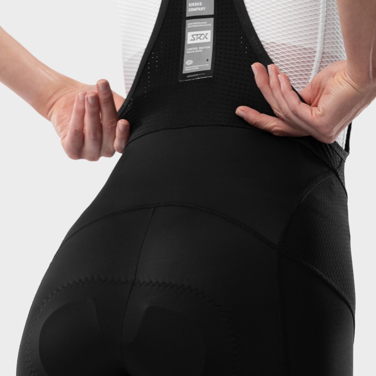 Culotte Curto Ciclismo Srx Pro Aero Race Siroko Preto-5