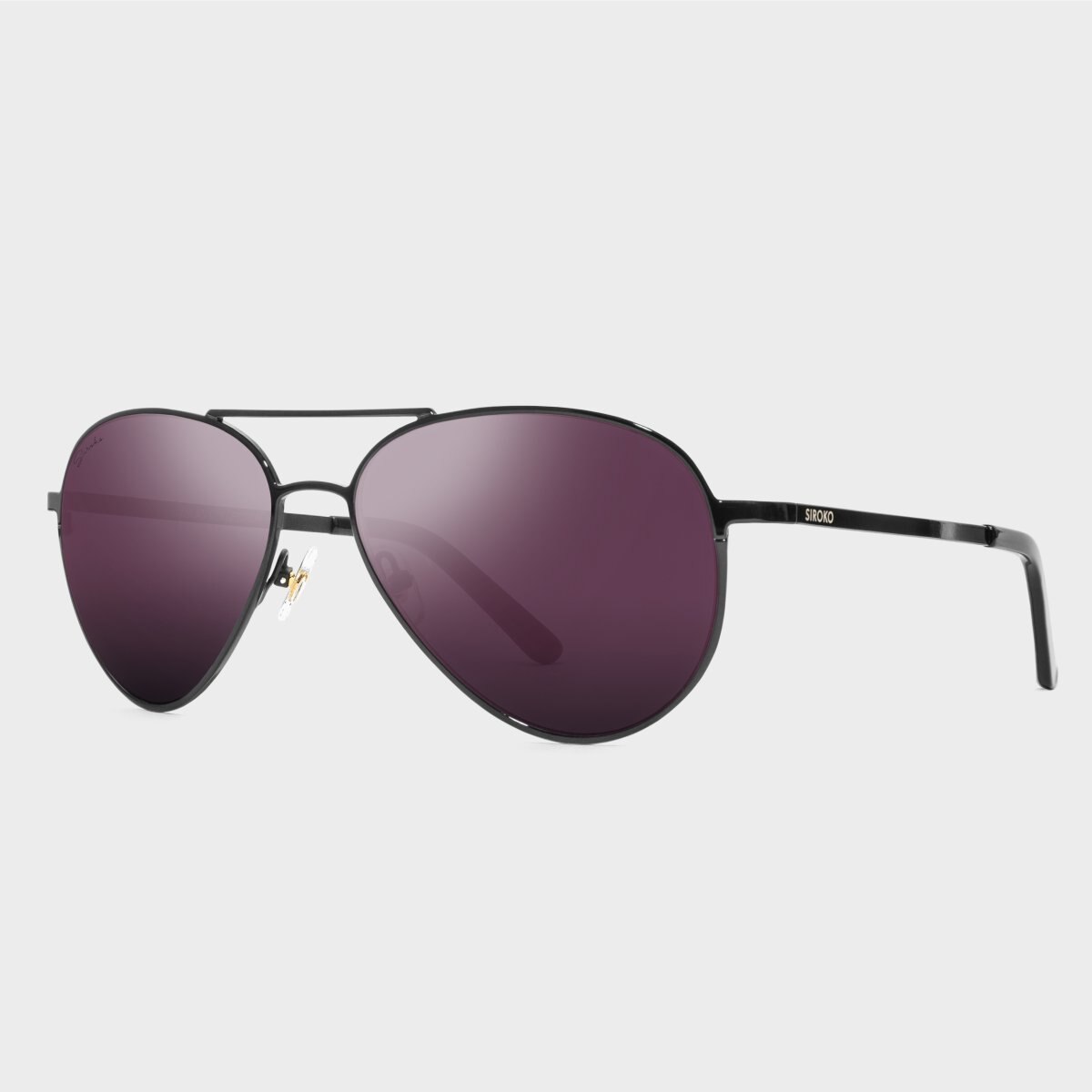 Óculos de Sol Acetato Aviador Navigli Siroko Preto-3