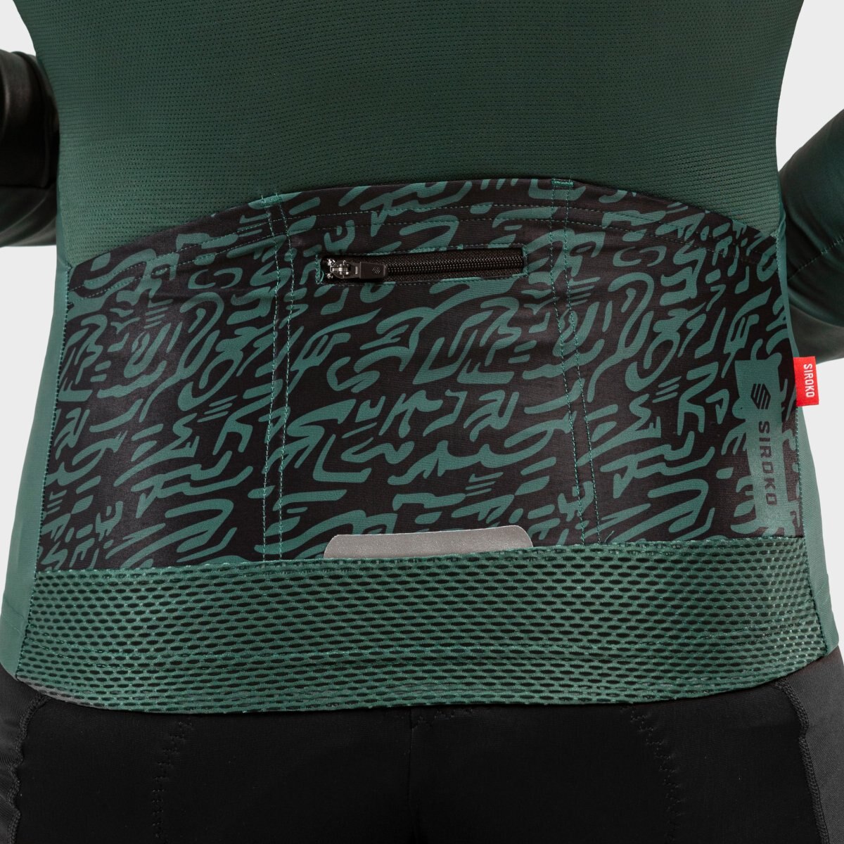 Maillot de Manga Comprida M2 Siroko Verde-escuro-6