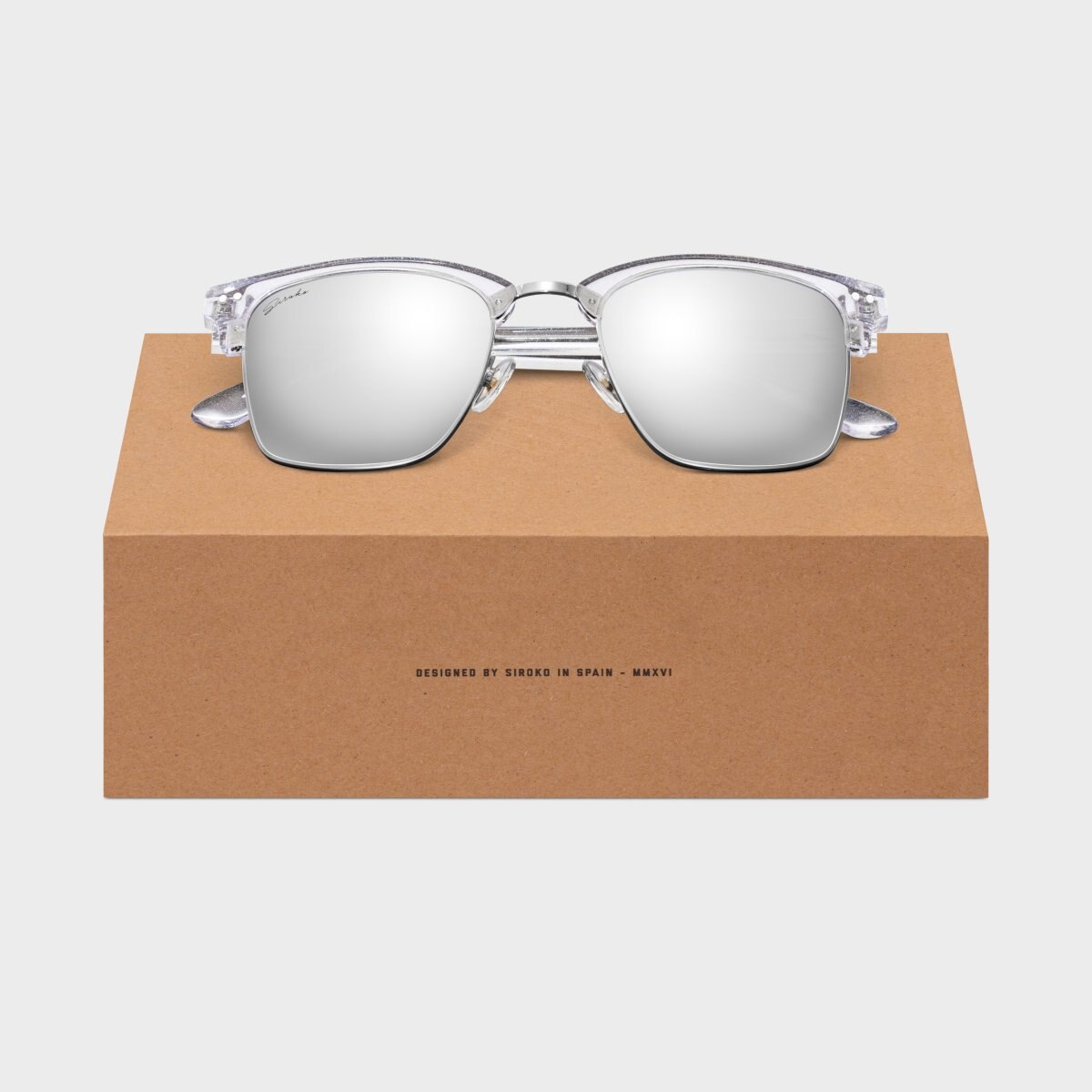 Óculos de Sol Moda Skyline Siroko Branco-2