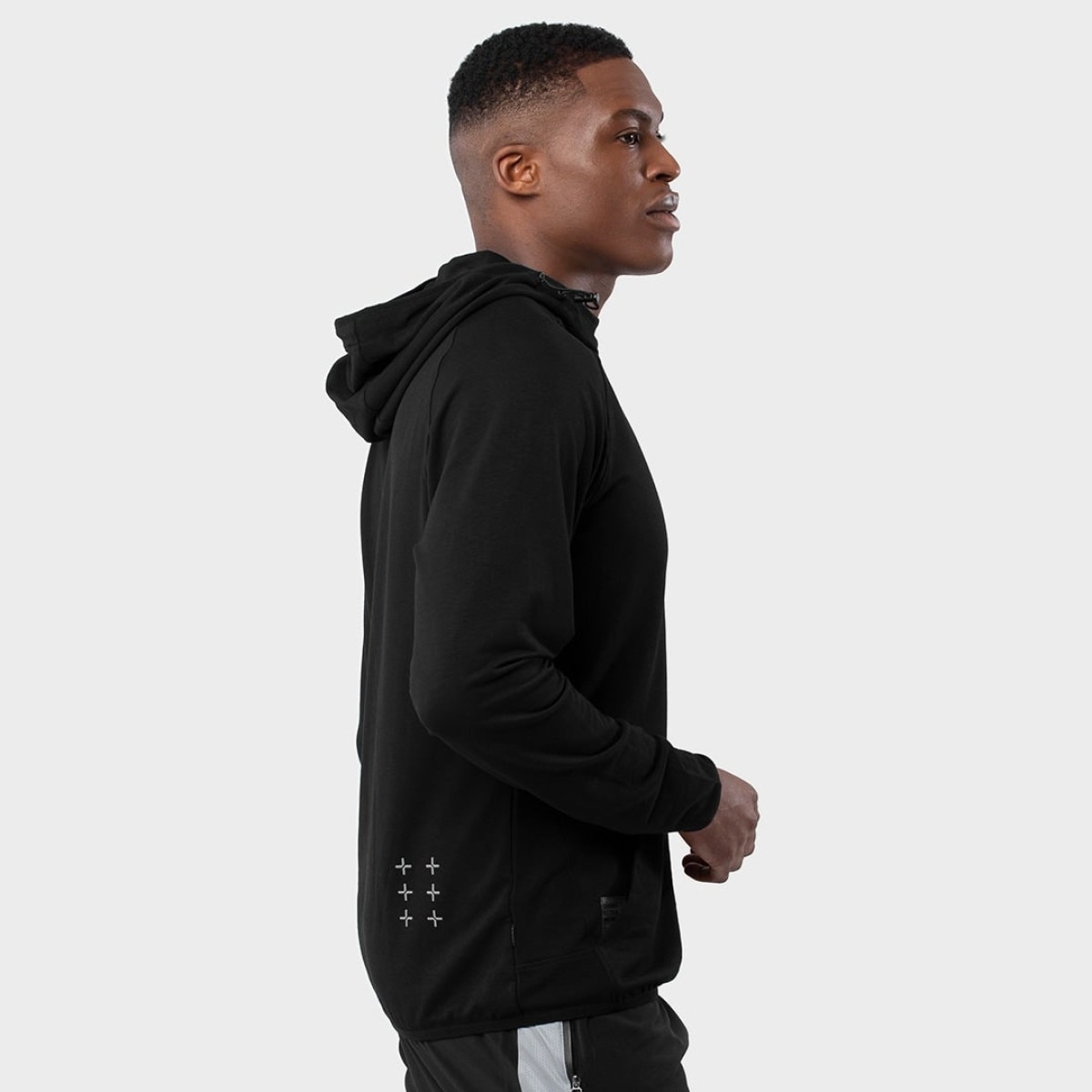 Sweatshirt Fitness Fitness-h1 Siroko Preto-3