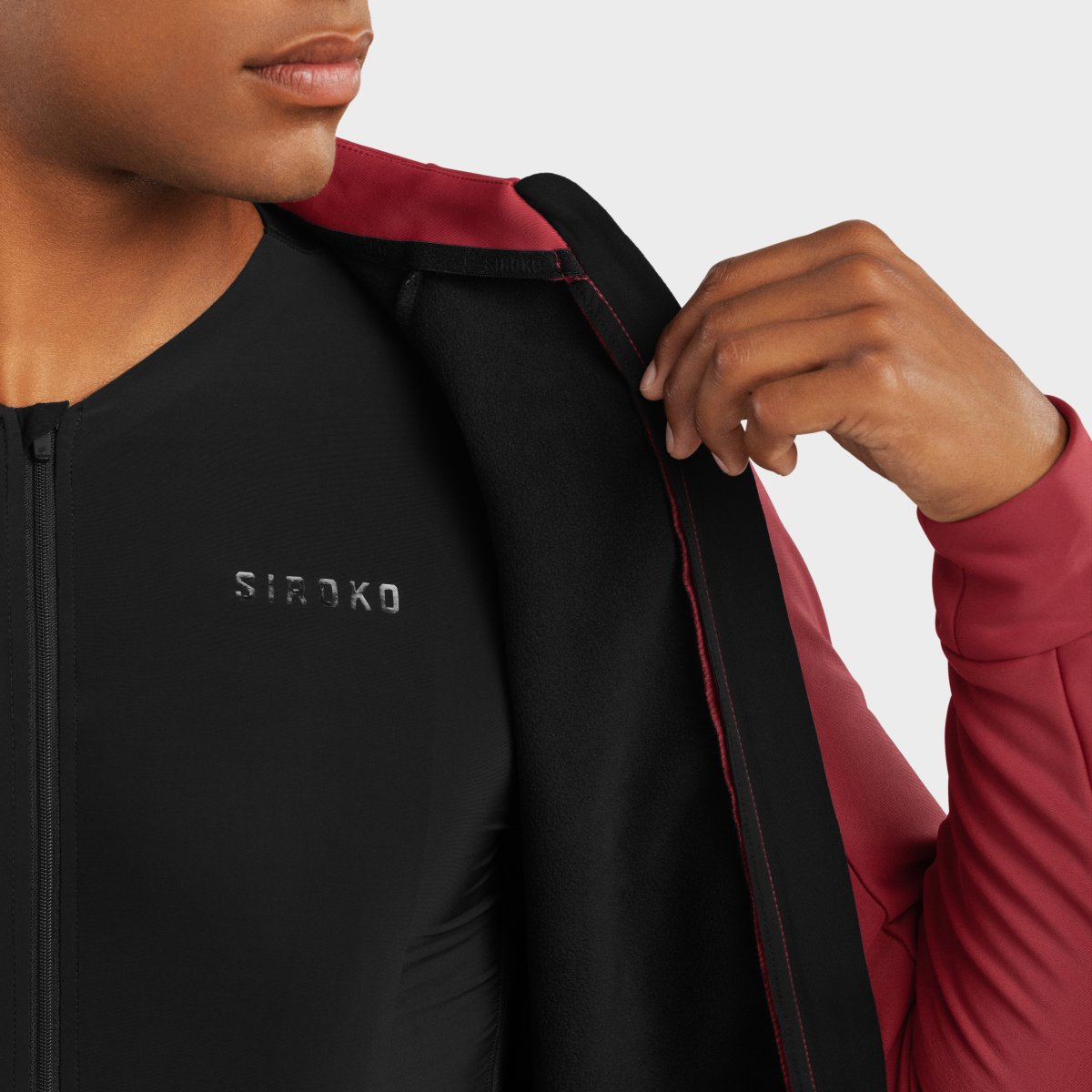 Casaco Softshell Ciclismo J1 Siroko Vermelho-6