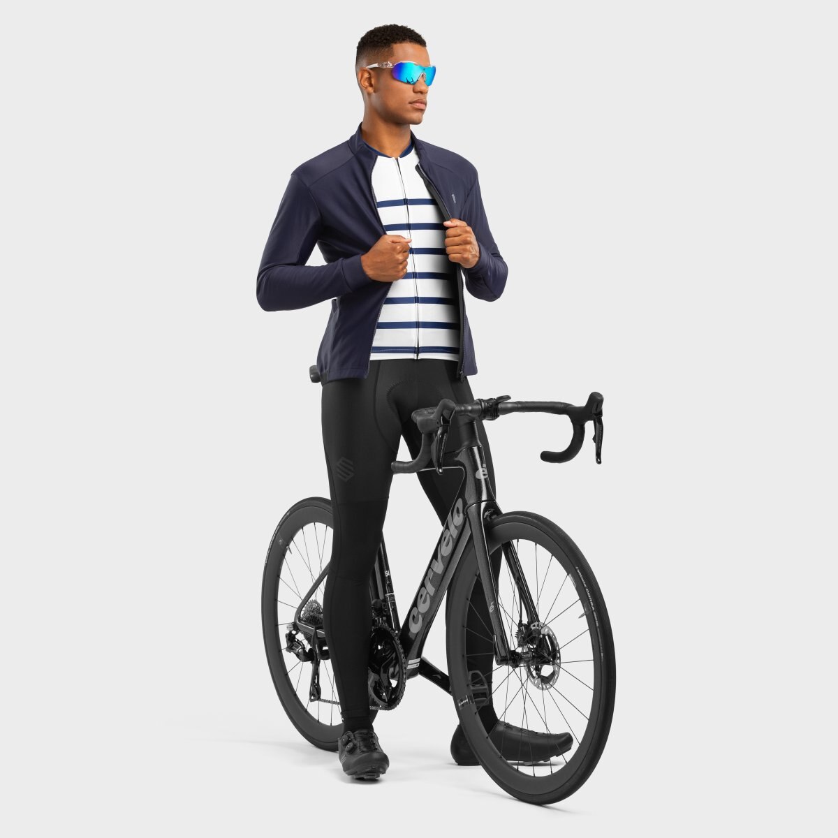 Casaco Softshell Ciclismo J1 Siroko Azul-marinho-4