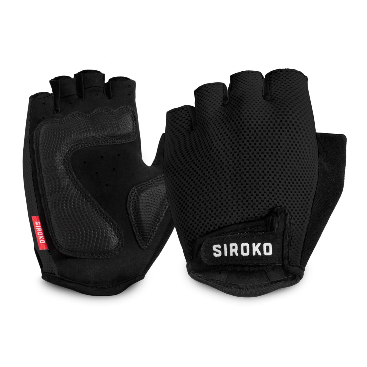 Imagem 0 de Luvas Ciclismo Aero Black Siroko