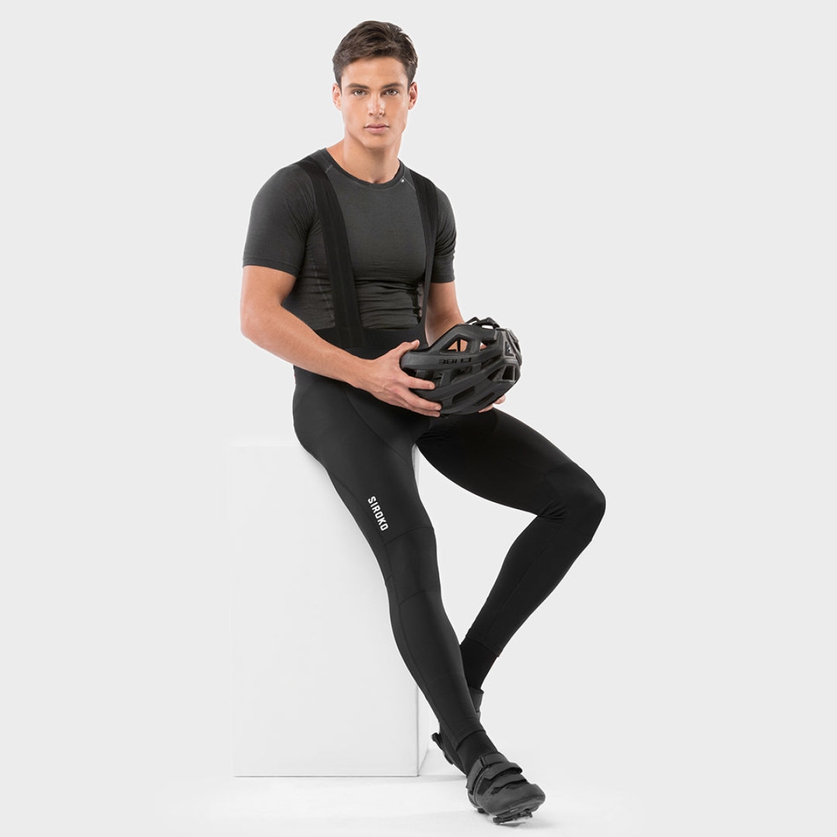 Culotte Comprido Ciclismo Bx Siroko Preto-4
