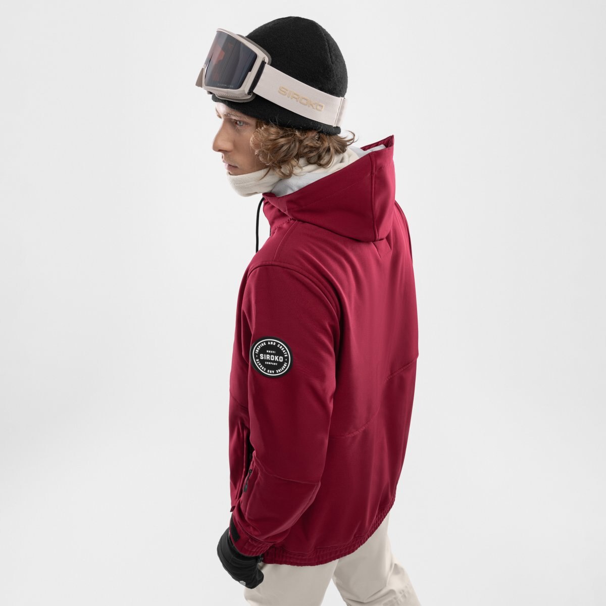 Casaco para Snowboard/ski W1 Siroko Vermelho-2