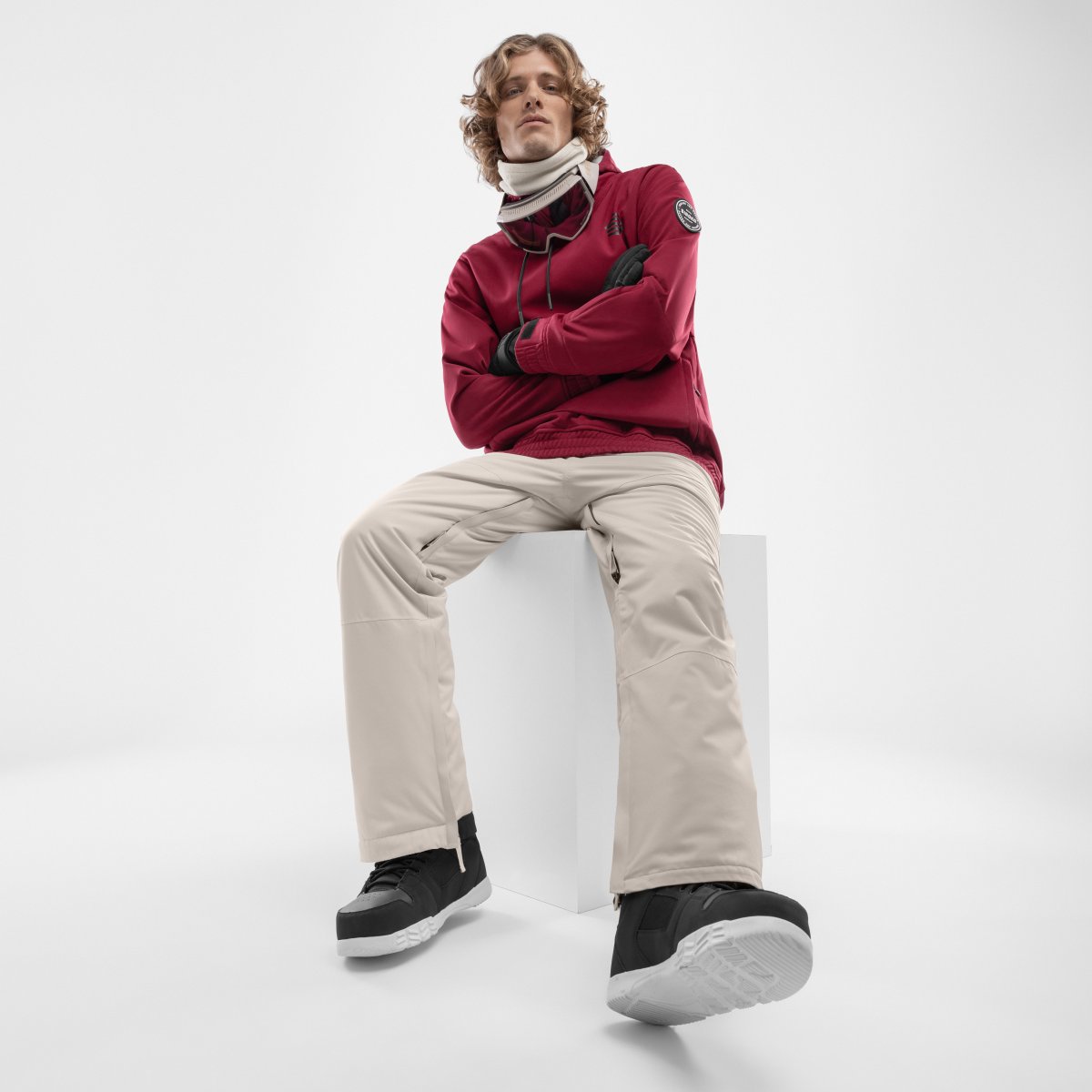 Casaco para Snowboard/ski W1 Siroko Vermelho-3