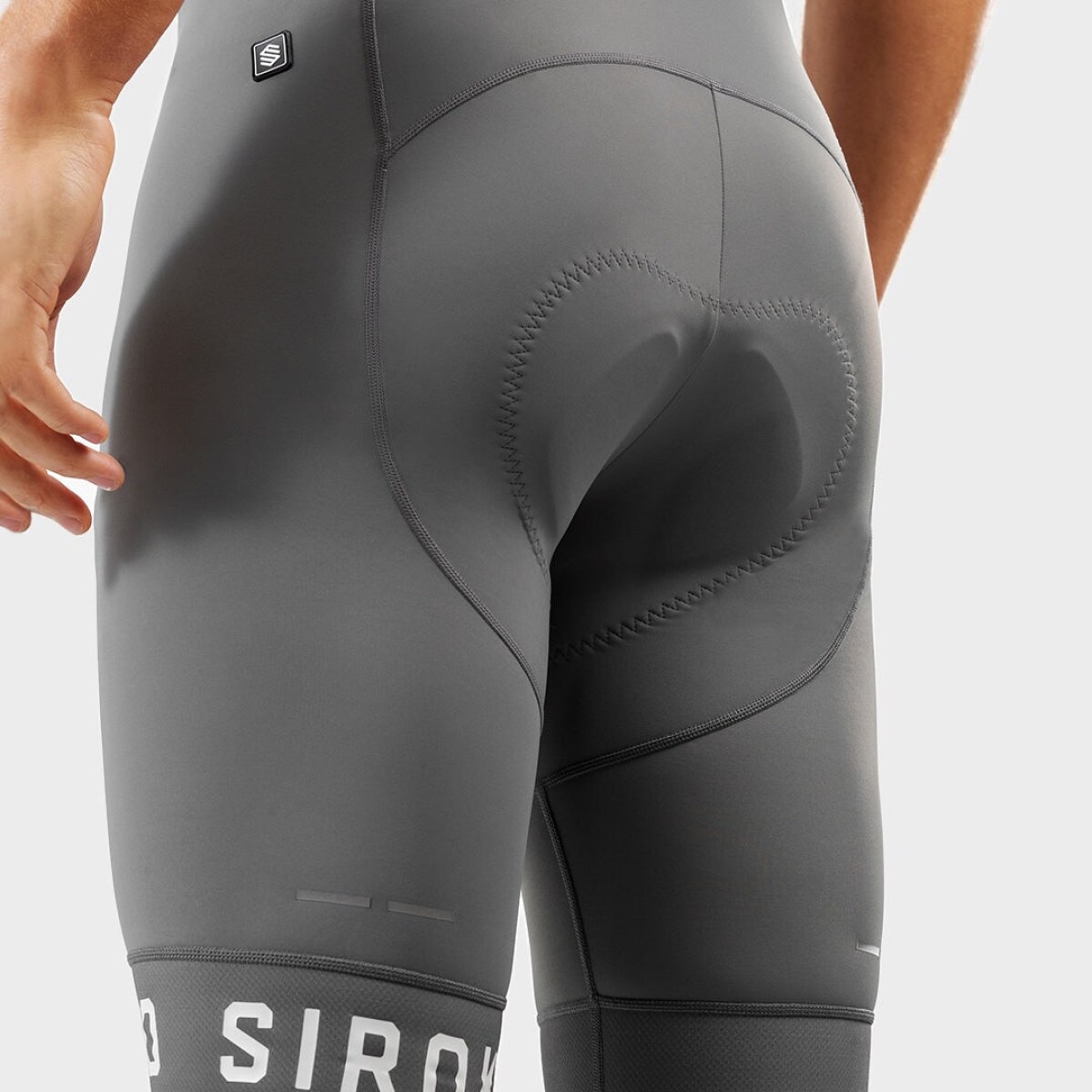 Culotte Curto Ciclismo Bx Fassa Siroko Cinzento-5