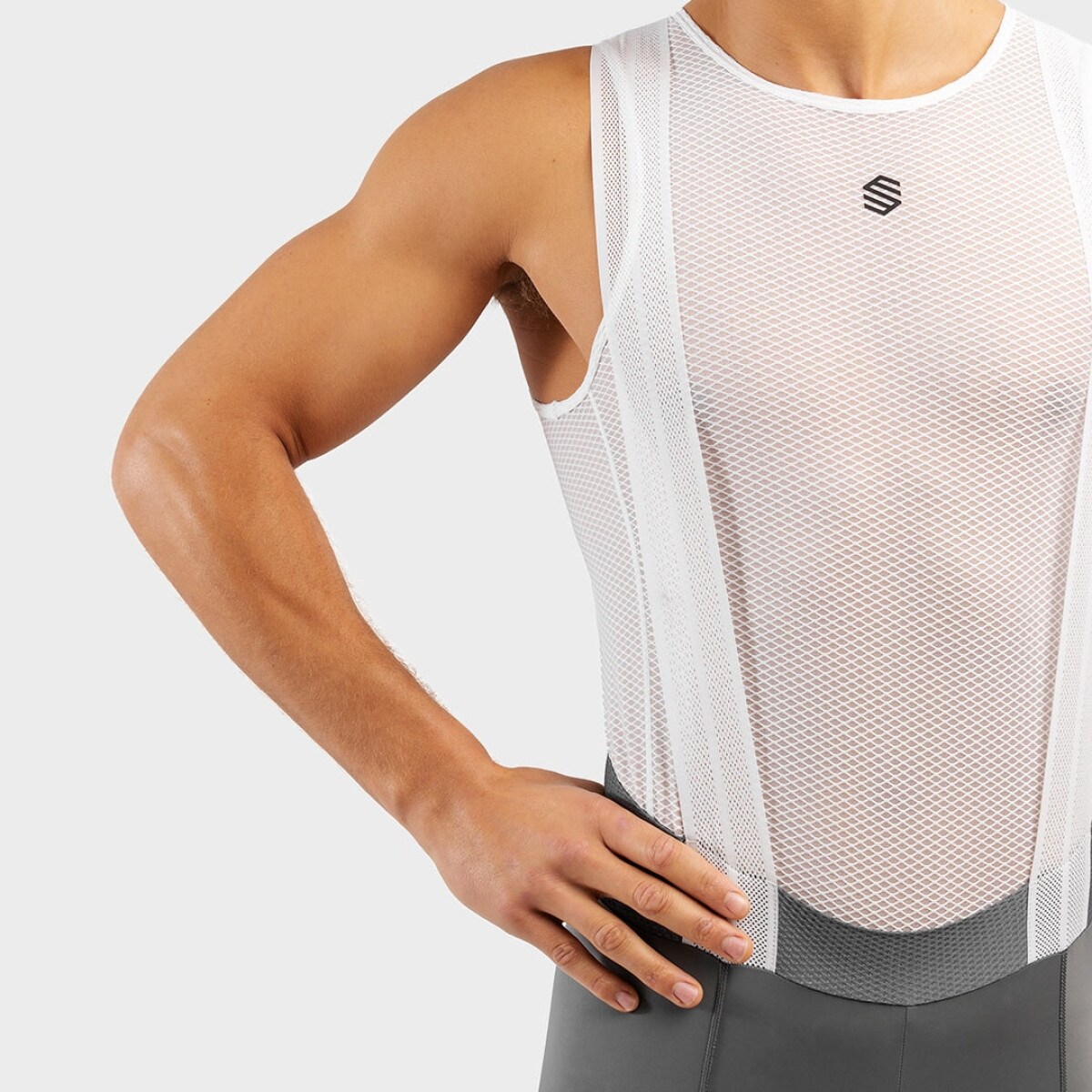 Culotte Curto Ciclismo Bx Fassa Siroko Cinzento-6