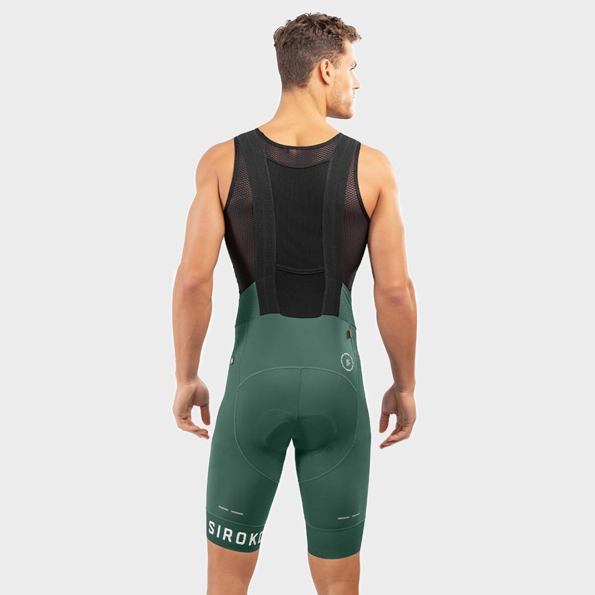 Culotte Curto Ciclismo Bx Oberwald Siroko Verde-2
