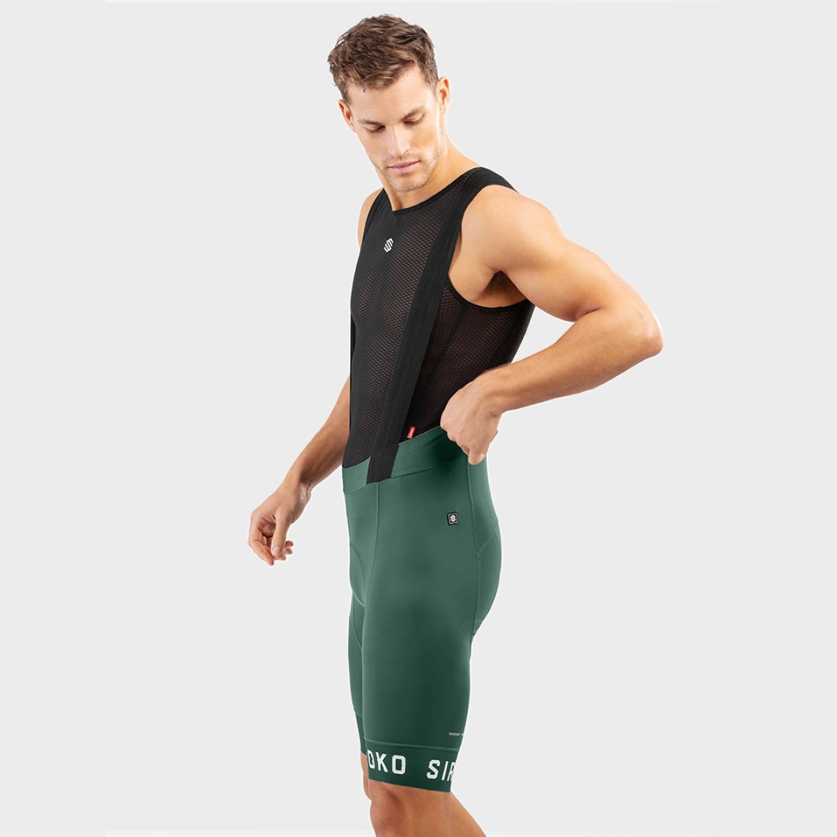 Culotte Curto Ciclismo Bx Oberwald Siroko Verde-3