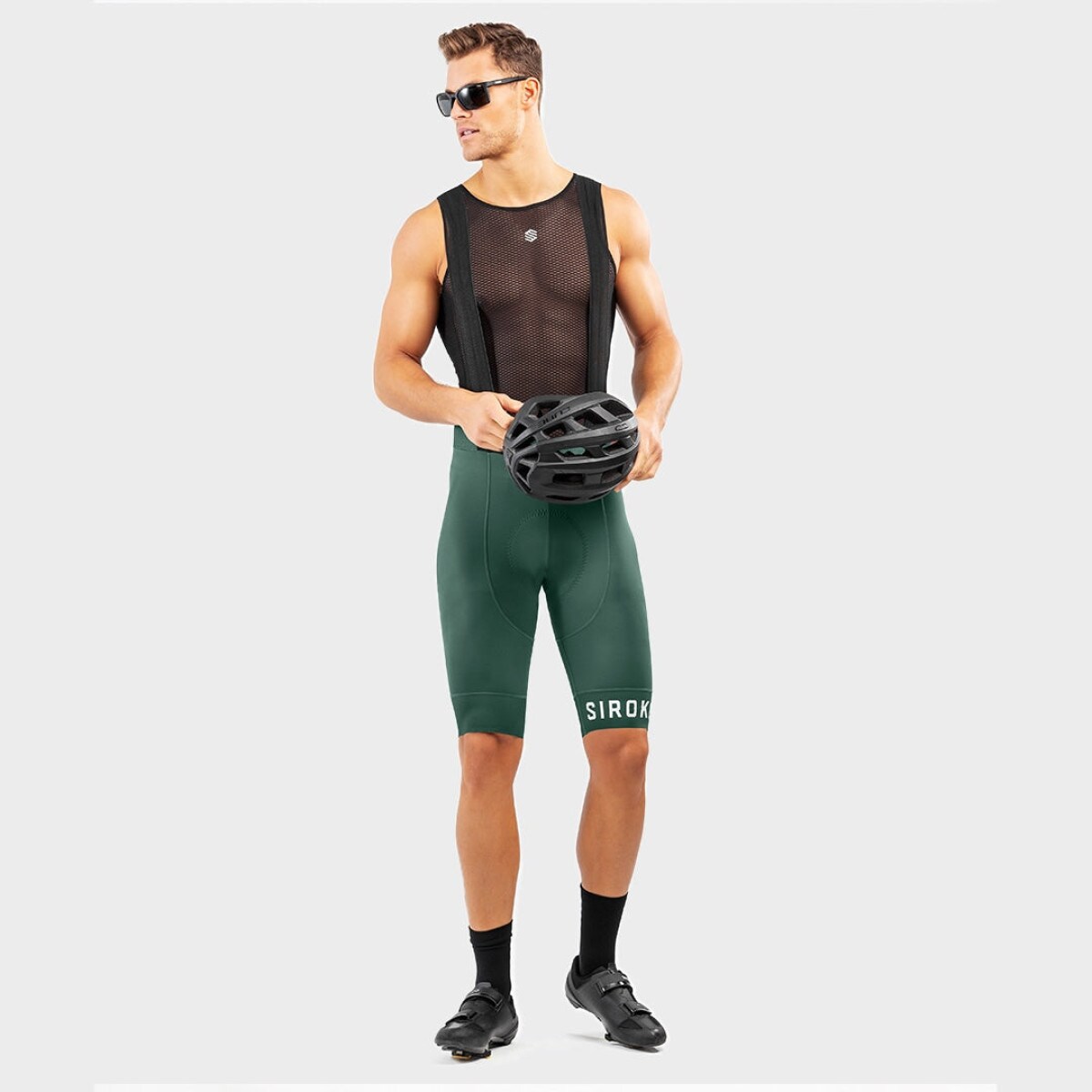 Culotte Curto Ciclismo Bx Oberwald Siroko Verde-4
