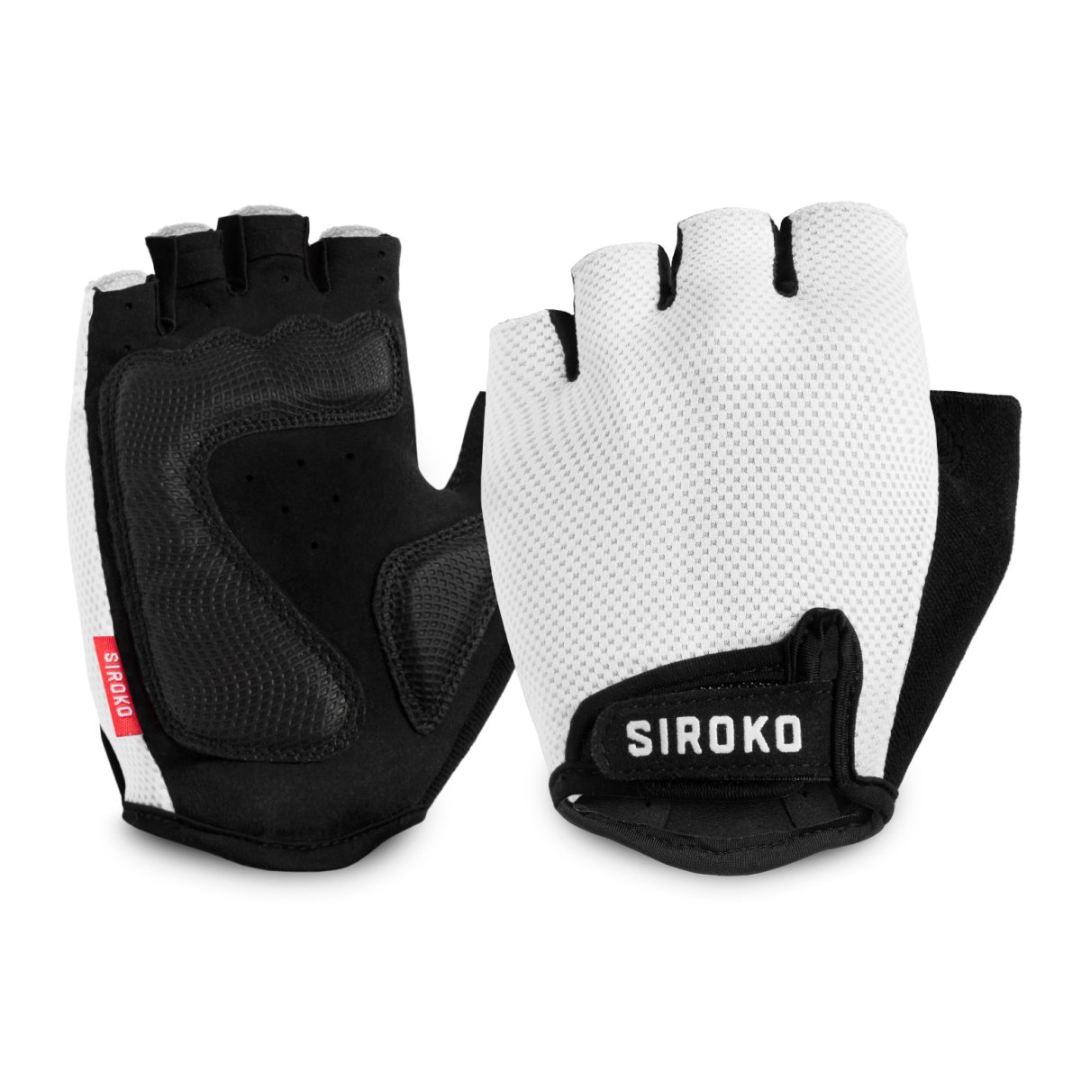 Imagem 0 de Luvas Ciclismo Aero White Siroko
