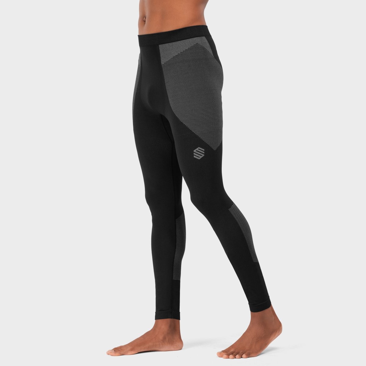 Leggings Compressores Ski e Neve Ice Dune Siroko Cinzento-3