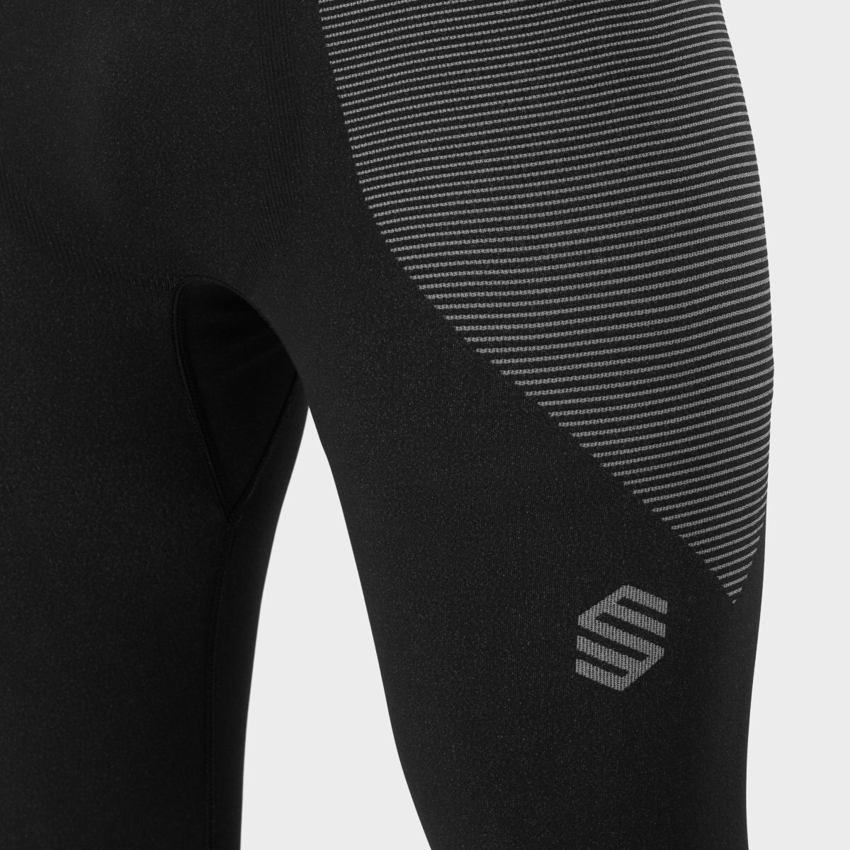 Leggings Compressores Ski e Neve Ice Dune Siroko Cinzento-5