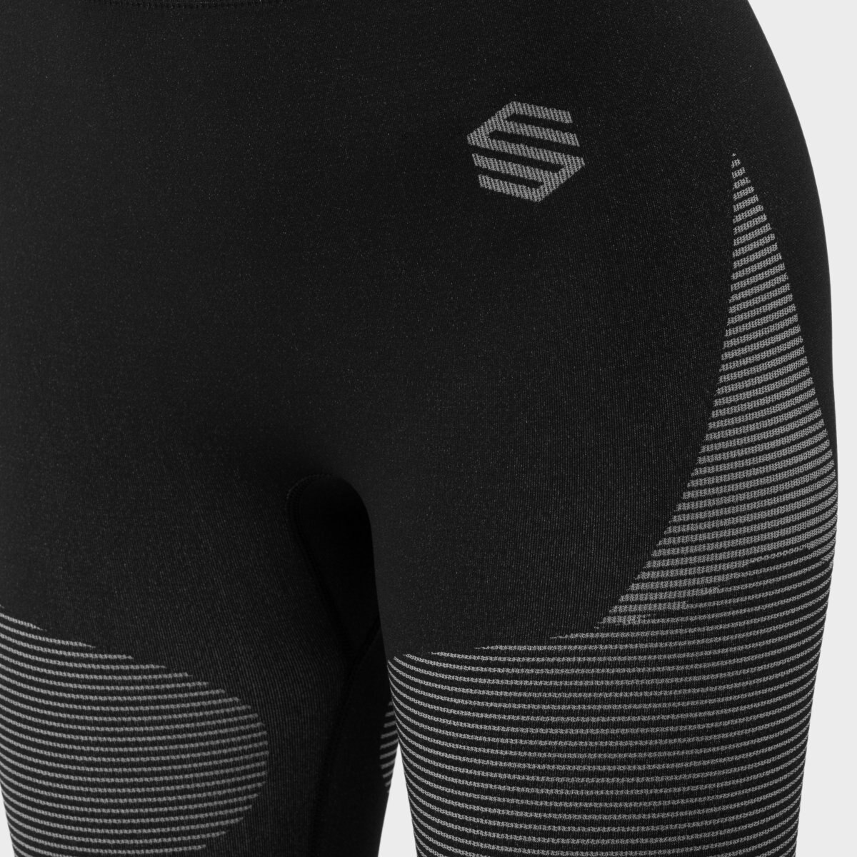 Leggings Compressores Ski e Neve Ultradry Siroko Cinzento-5