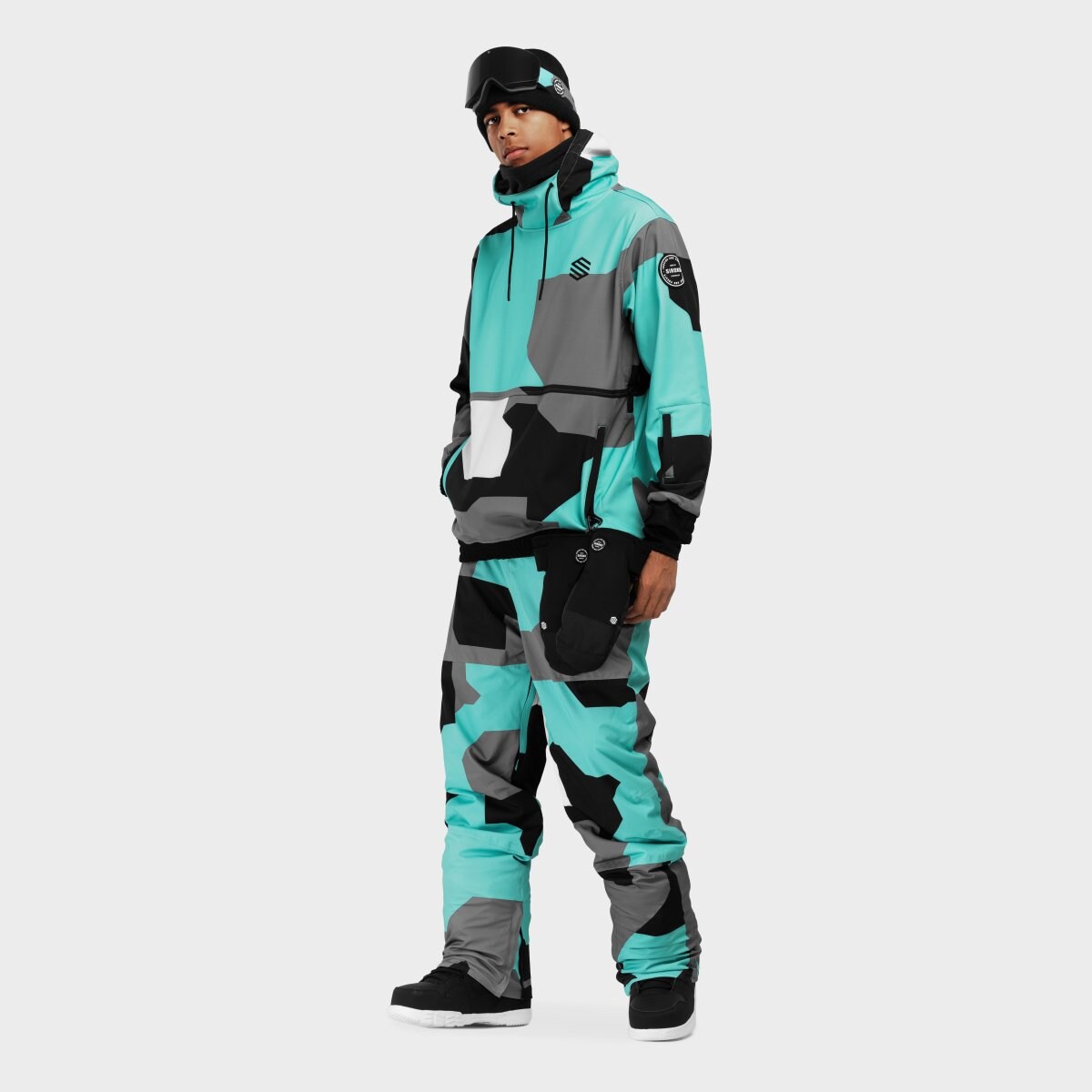 Calças para Snow e Ski P1 Sleet Siroko Azul-4