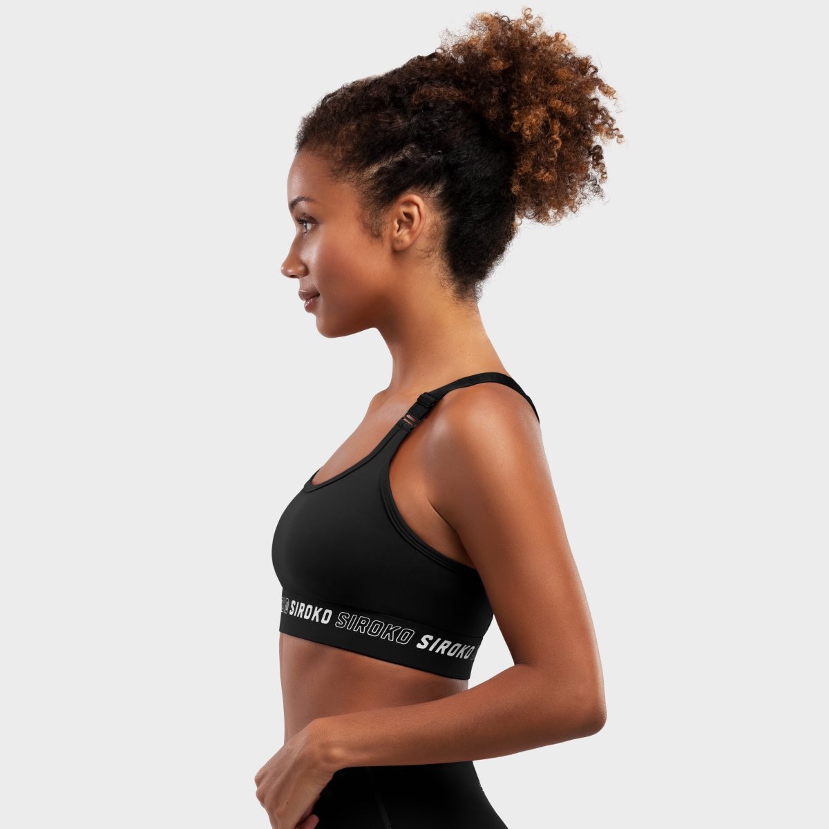 Soutien Desportivo de Alto Impacto Cardio Black Siroko Preto-3