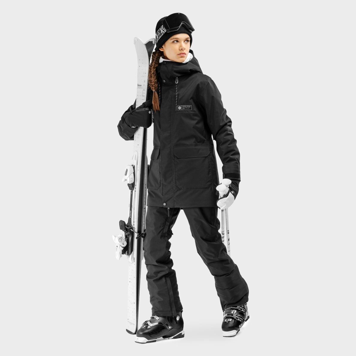 Calças para Snow e Ski Premium Ultimate Sils Siroko Preto-4