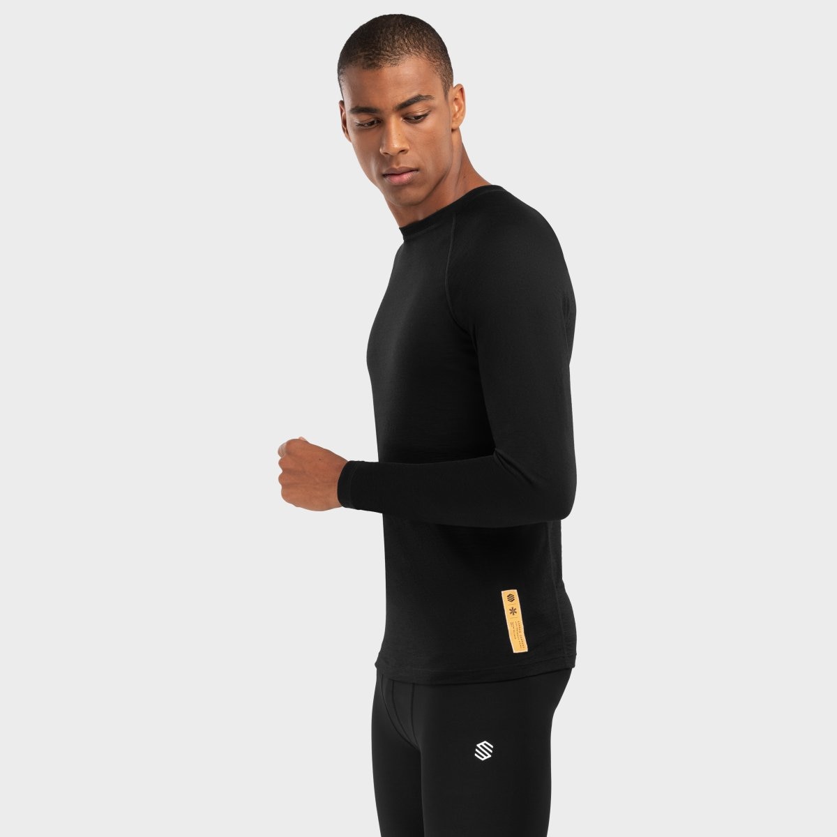 T-shirt Interior de Lã Ultimate Thermal Siroko Preto-3