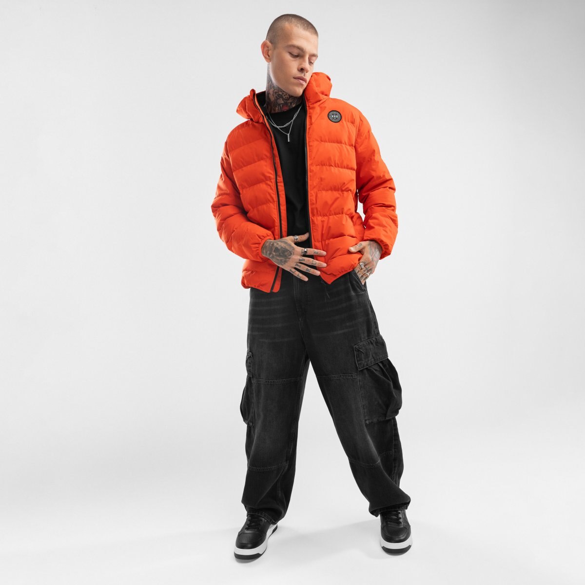 Casaco Acolchoado Resistente à Água Lifestyle Fire Siroko Preto-3