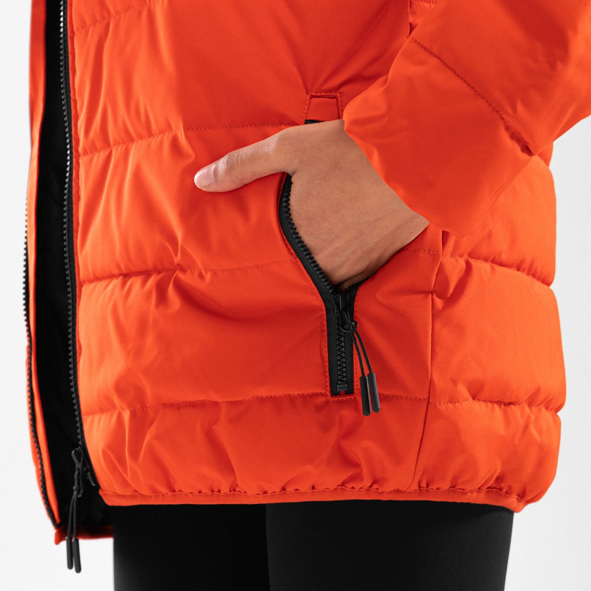 Casaco Acolchoado Resistente à Água Lifestyle Fire-w Siroko Preto-5