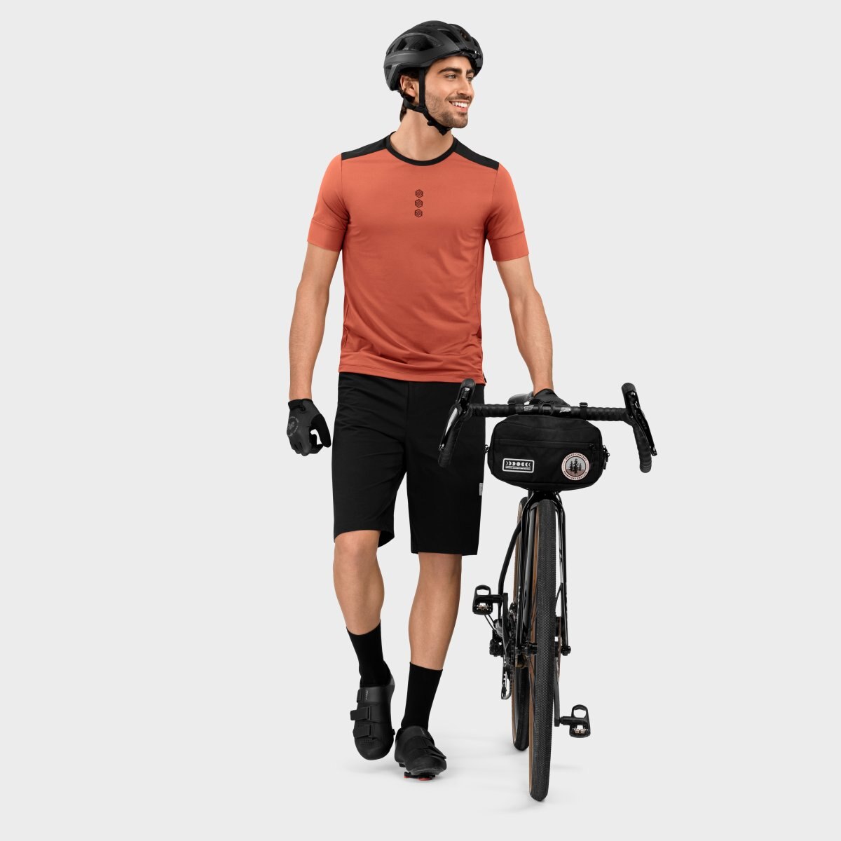 T-shirt de Gravel Siroko Telha-4