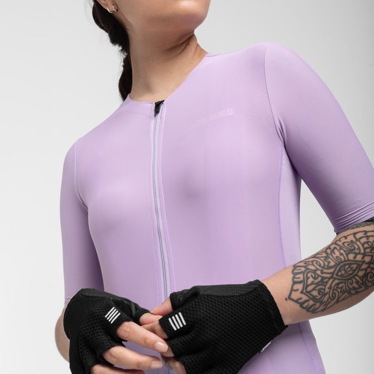 Maillot de Manga Curta Ultraligeiro Srx Siroko Malva-5
