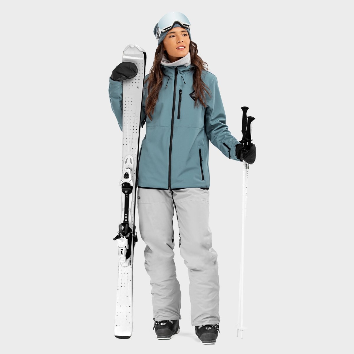 Casaco Ski e Neve W2-w Beluga Siroko Azul-4