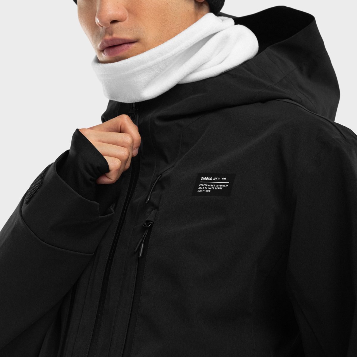 Casaco para Snow e Ski W5 Nix Siroko Preto-5