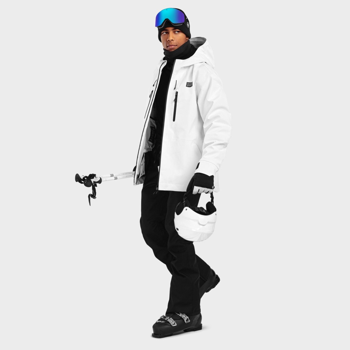 Casaco para Snow e Ski W5 Megeve Siroko Branco-4