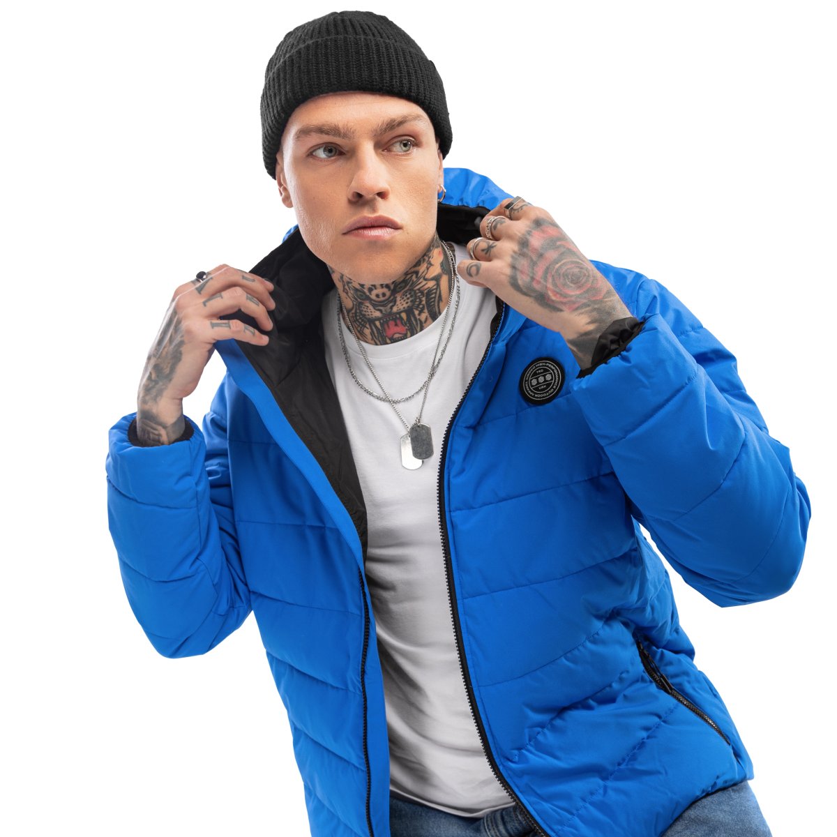 Casaco Acolchoado Resistente à Água Lifestyle Globe Siroko Azul-1