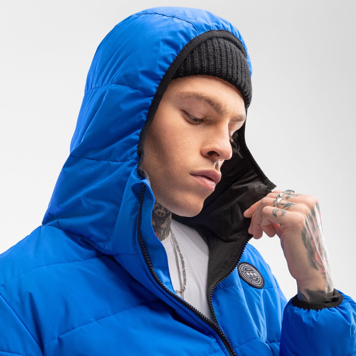Casaco Acolchoado Resistente à Água Lifestyle Globe Siroko Azul-5