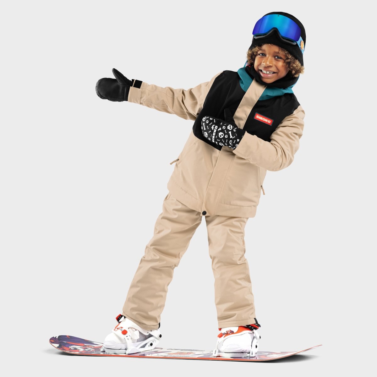Casaco Ski e Neve Infantil Kw1 Vista Siroko Bege-4