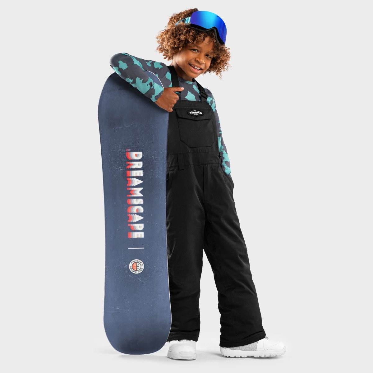 Jardineiras Ski e Neve Infantil Kb1 Fierce Siroko Preto-4