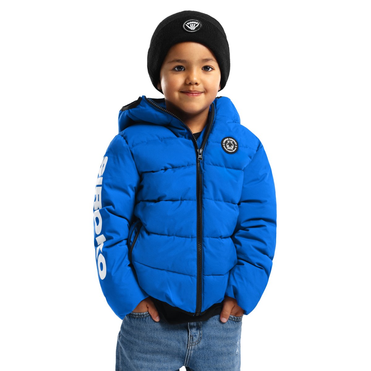 Casaco Acolchoado Resistente À Água Infantil Soul Siroko Azul-1