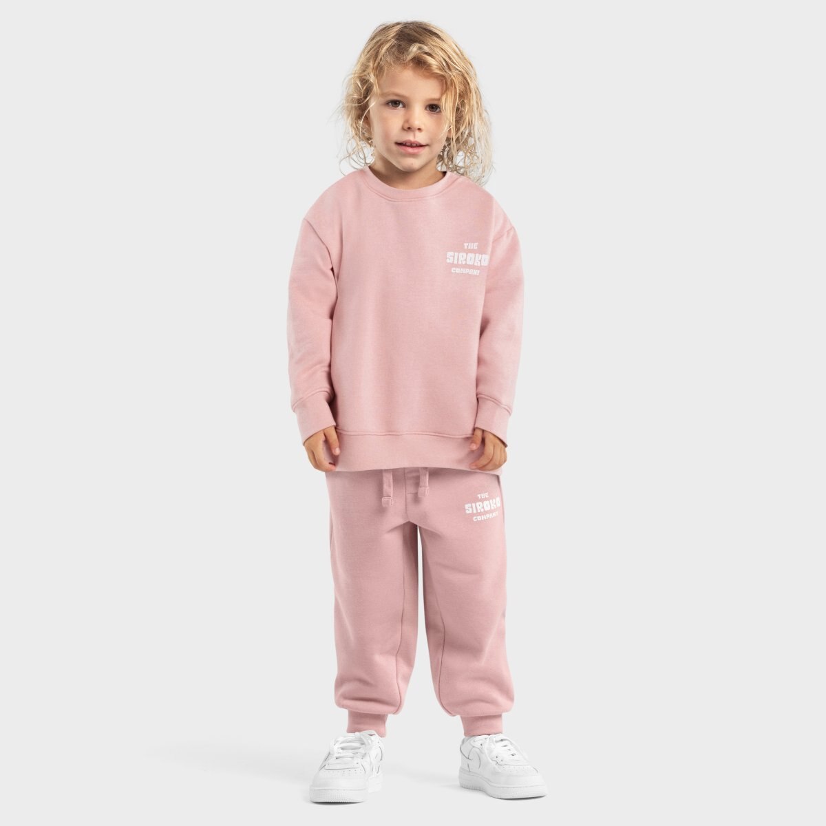 Calças de Fato de Treino Infantil Link Siroko Rosa-4