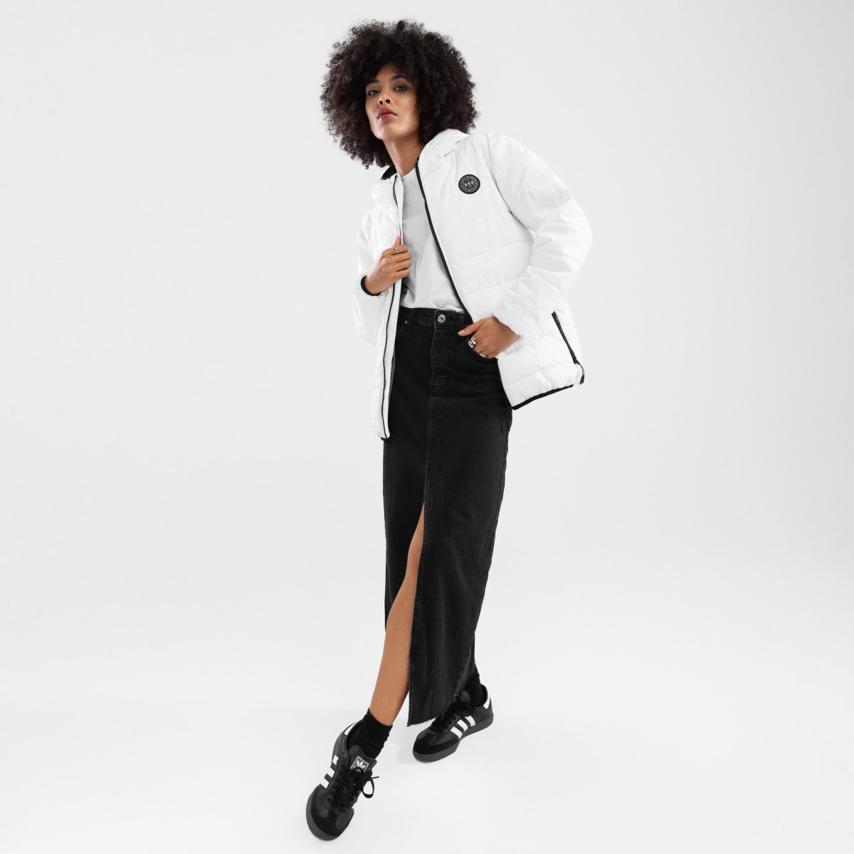 Casaco Acolchoado Resistente à Água Lifestyle Natur-w Siroko Branco-3