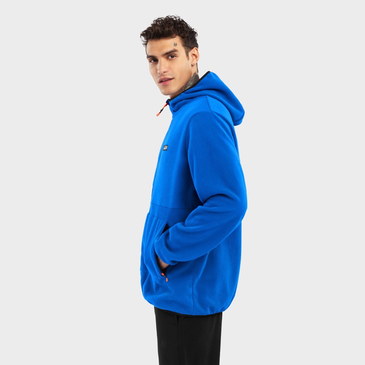 Sweatshirt Polar com Capuz Montreux Siroko Azul-3