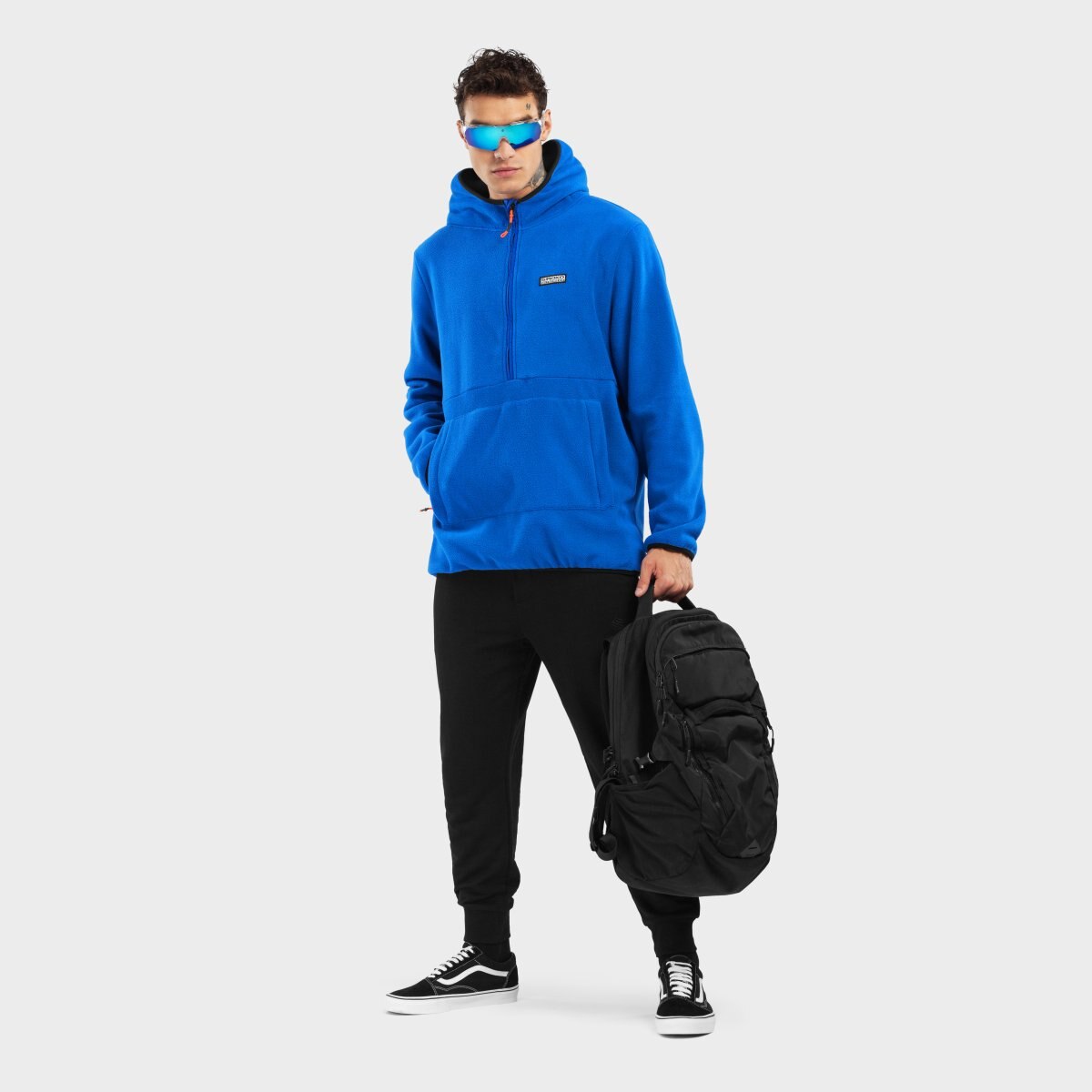 Sweatshirt Polar com Capuz Montreux Siroko Azul-4