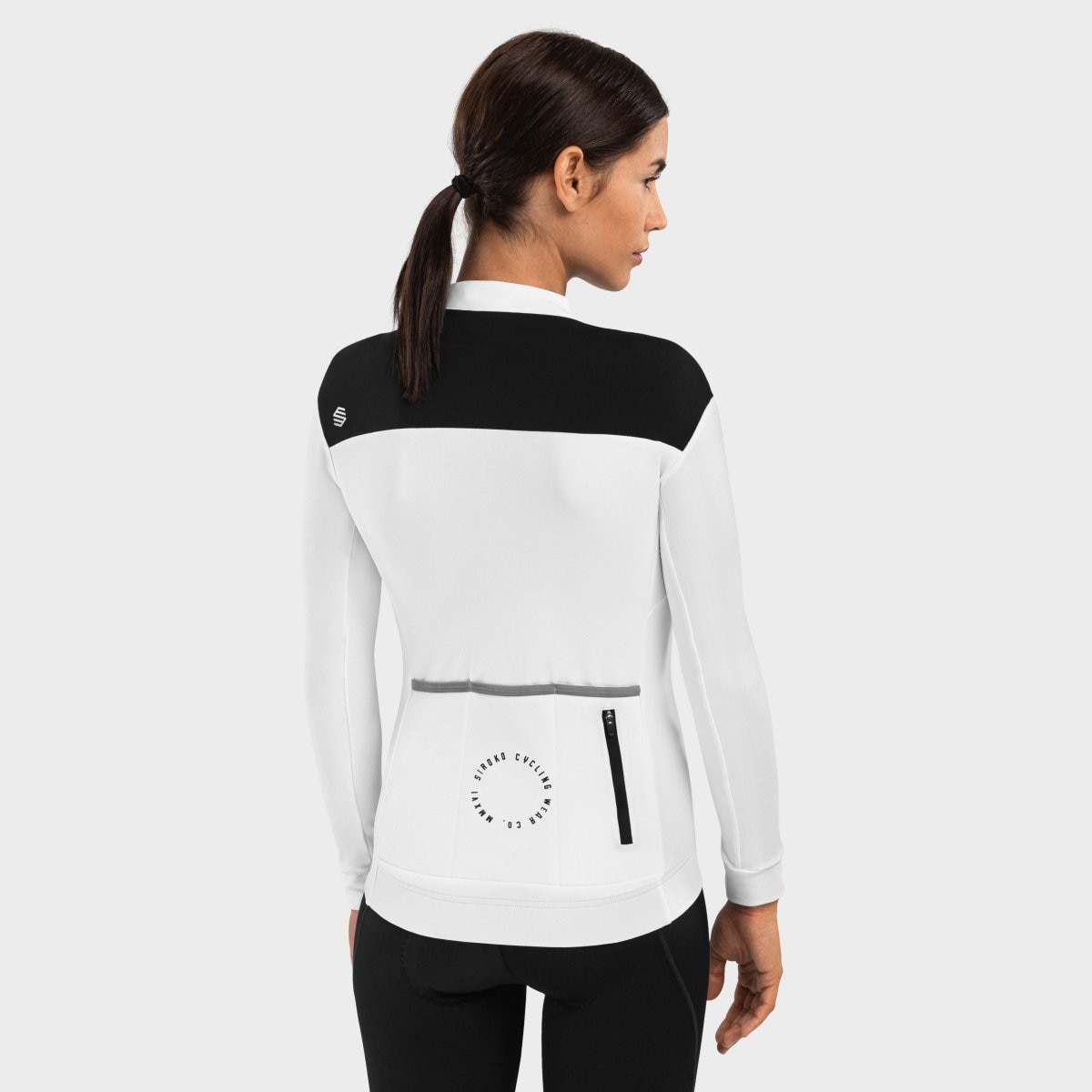 Maillot Ciclismo Térmico Srx M4 Siroko Branco-2