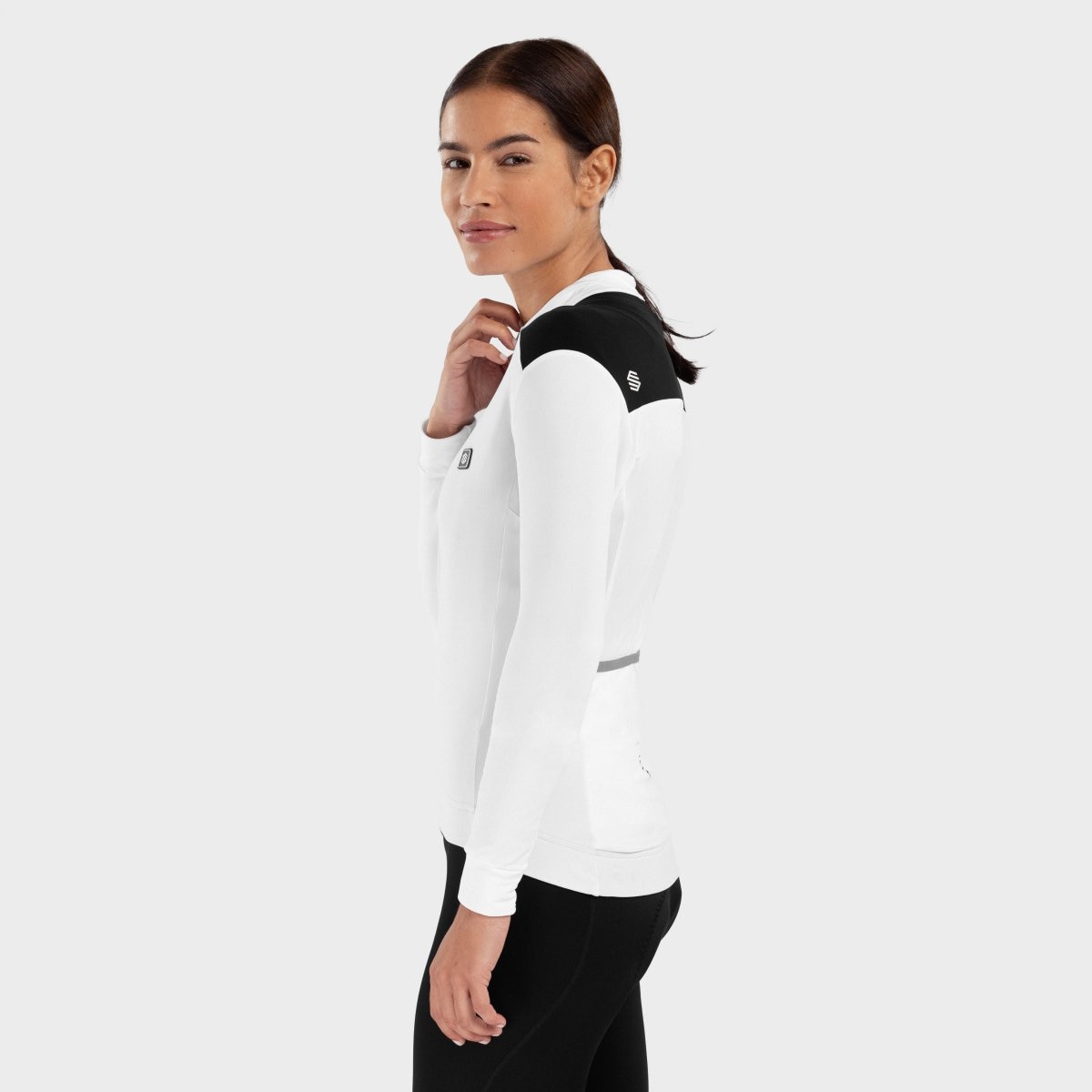 Maillot Ciclismo Térmico Srx M4 Siroko Branco-3