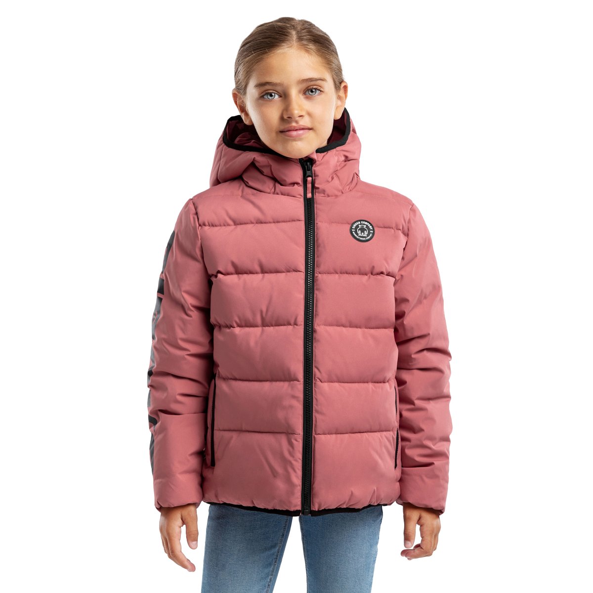 Casaco Acolchoado Resistente À Água Infantil Mist-g Siroko Rosa-1