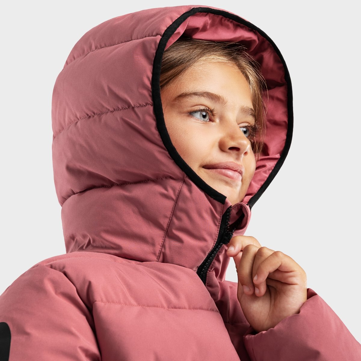 Casaco Acolchoado Resistente À Água Infantil Mist-g Siroko Rosa-3