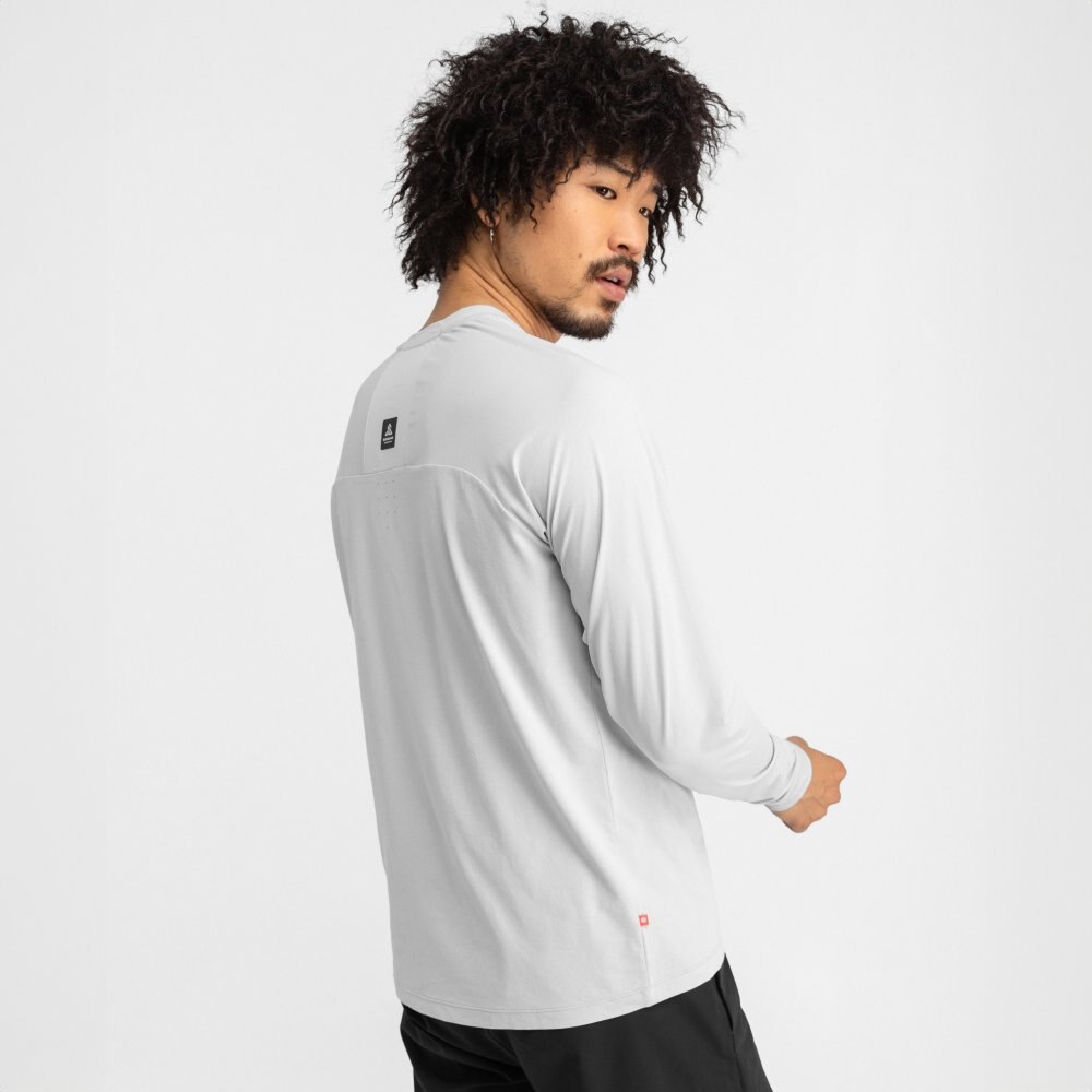 T-shirt de Manga Comprida Montanha Zion Siroko Cinzento-2
