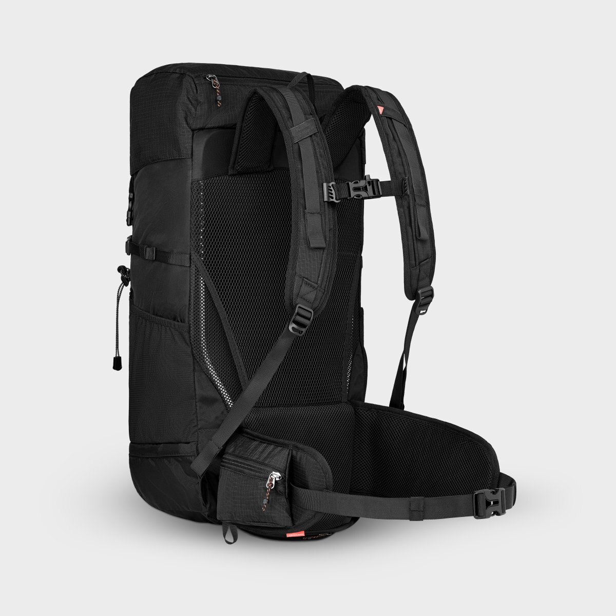 Mochila Montanha 35l Capa Impermeável Weddell 35 Black Siroko Preto-2